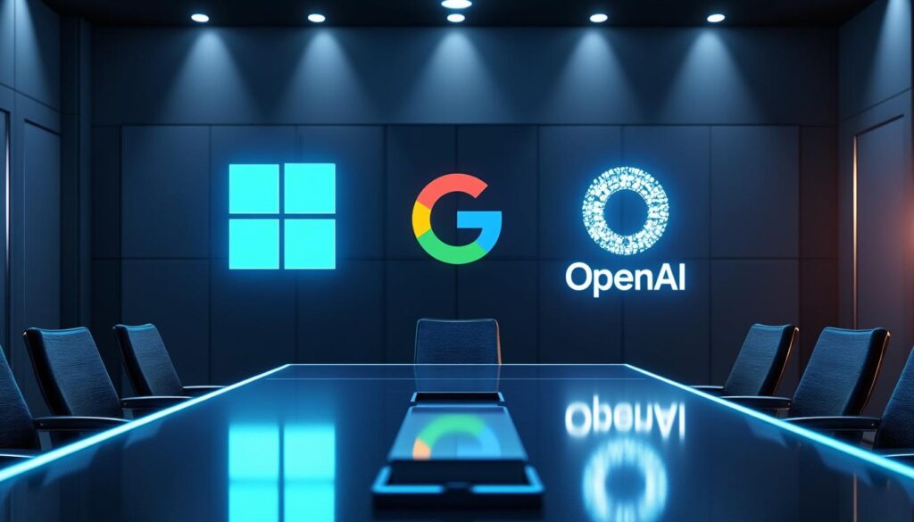 découvrez comment l'alliance entre microsoft et openai pourrait continuer à dominer le marché face à google dans le secteur des technologies et de l'intelligence artificielle.