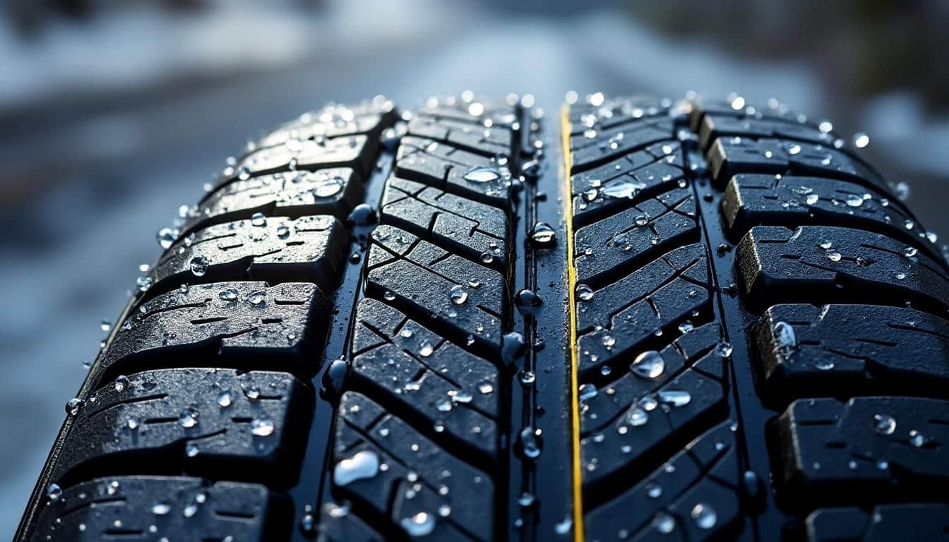 découvrez comment les sculptures des pneus hiver assurent une adhérence optimale sur route mouillée pour une conduite sécurisée en toutes conditions.