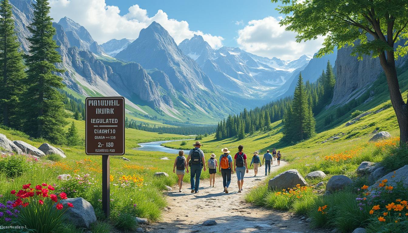 analyse de l'impact du tourisme de masse limité par des quotas d'accès aux parcs nationaux, pour préserver la biodiversité tout en favorisant un tourisme durable et responsable.