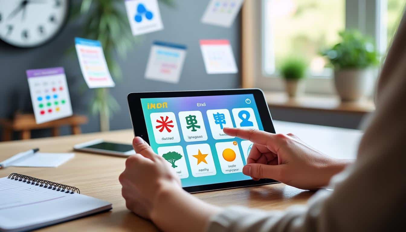 optimisez la mémorisation du vocabulaire étranger grâce à la répétition espacée intégrée dans notre logiciel éducatif innovant, pour un apprentissage efficace et durable.