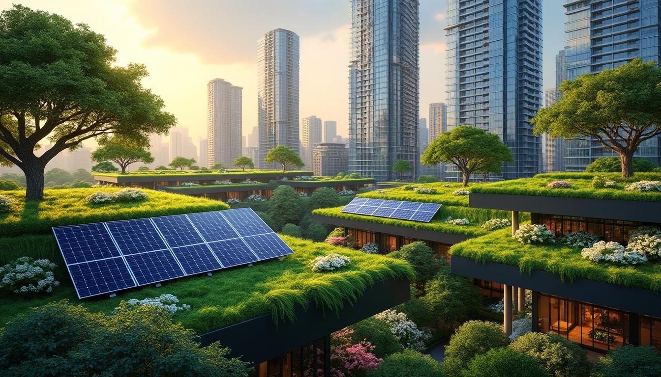 découvrez comment la végétalisation des toitures contribue à réduire l'empreinte carbone des zones métropolitaines, en améliorant la qualité de l'air et en favorisant le développement durable urbain.