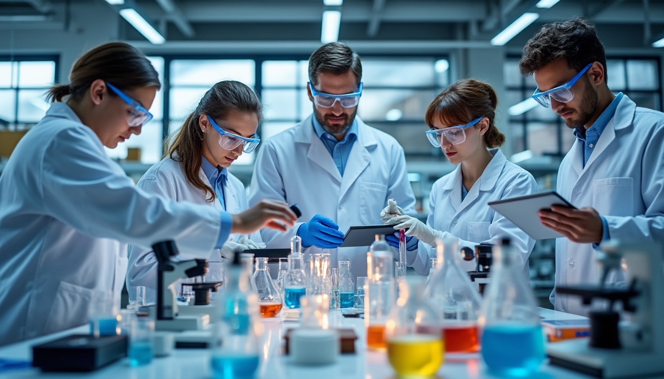découvrez comment la méthode scientifique est enseignée à travers des expériences pratiques en laboratoire, favorisant une compréhension approfondie et interactive.