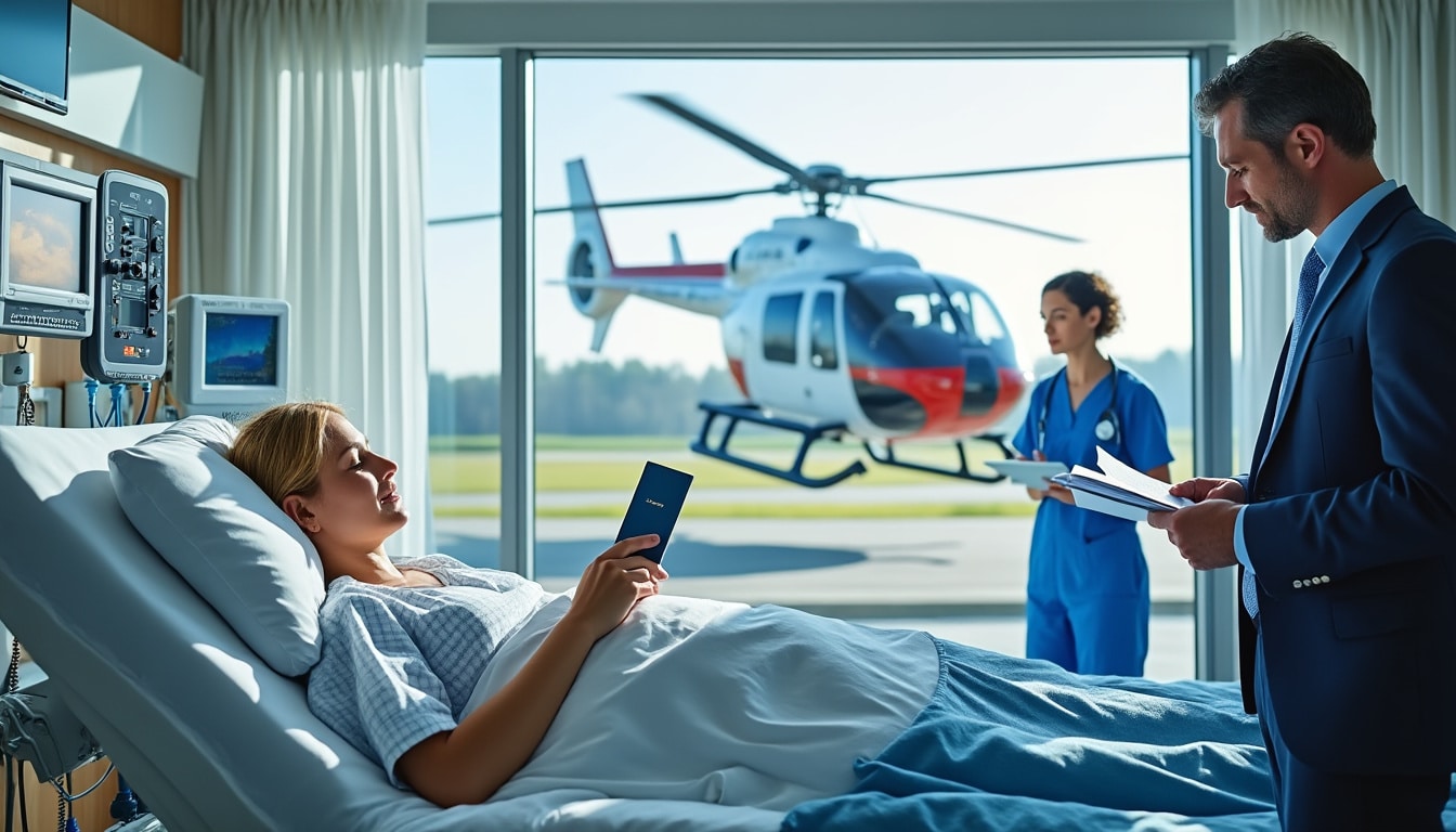 assurez la prise en charge complète de vos frais d'hospitalisation à l'étranger grâce à une assurance rapatriement fiable et efficace.