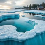 découvrez comment la fonte des calottes glaciaires entraîne une élévation du niveau des océans, impactant les écosystèmes et les populations côtières à travers le monde.