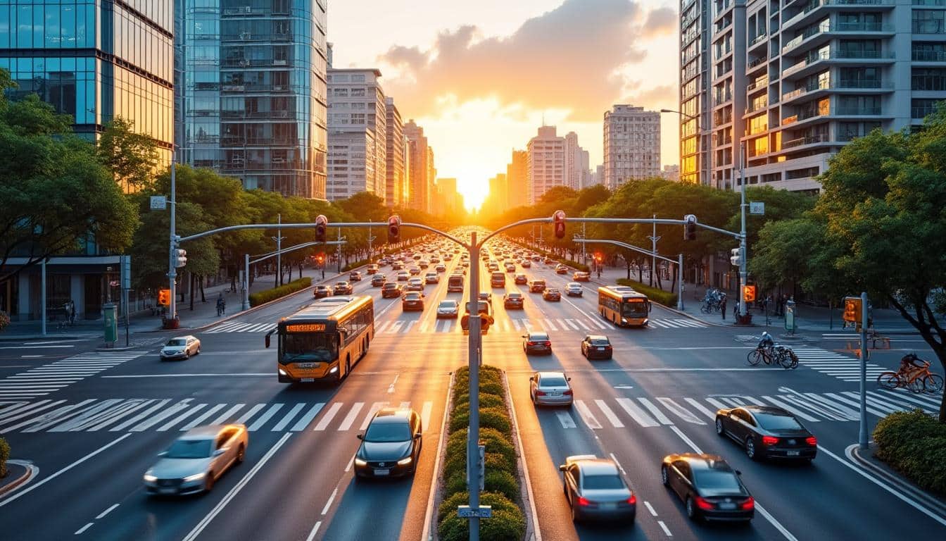 optimisez la fluidité de la circulation urbaine grâce à la synchronisation intelligente des feux tricolores, réduisant les embouteillages et améliorant les déplacements en ville.