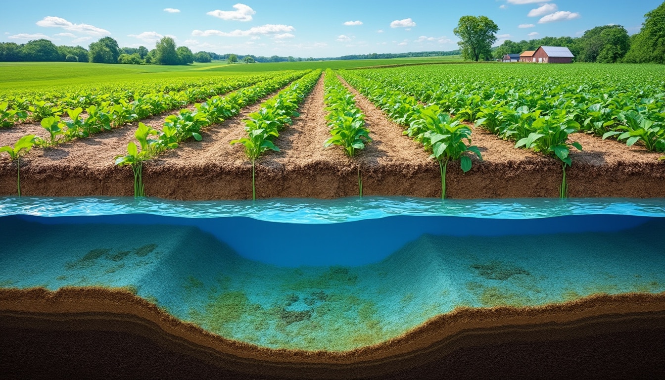 découvrez l'impact des nitrates agricoles sur la pollution des nappes phréatiques et les enjeux environnementaux liés à leur infiltration dans les eaux souterraines.