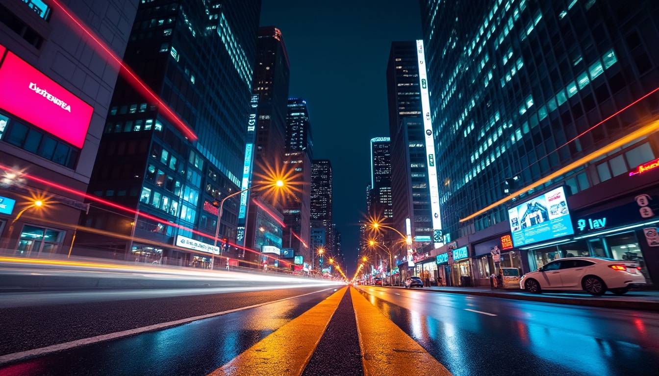 découvrez comment l'ouverture focale de l'objectif améliore la qualité des photographies de nuit, pour des images plus nettes et lumineuses.