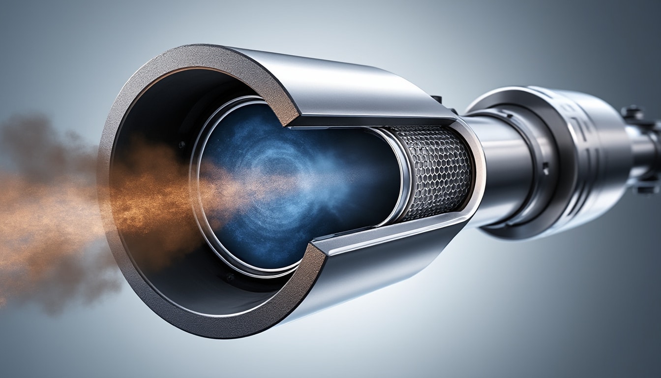 découvrez comment le catalyseur de la ligne d'échappement filtre efficacement les gaz d'échappement pour réduire la pollution et protéger l'environnement.