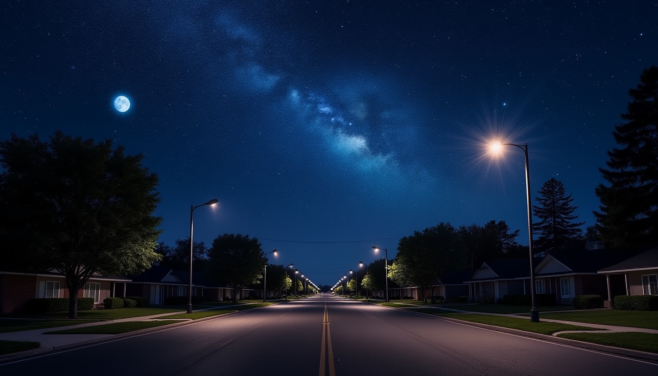 découvrez comment l'extinction de l'éclairage public contribue à réduire la pollution lumineuse nocturne, préservant ainsi la biodiversité et améliorant la qualité de vie.