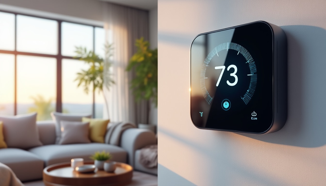découvrez comment le thermostat d'ambiance connecté permet une régulation automatisée et optimale de la température ambiante pour un confort personnalisé et des économies d'énergie.