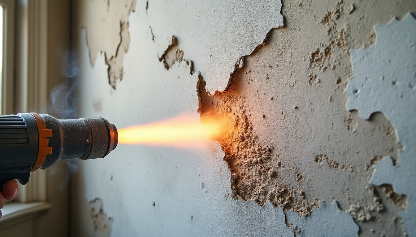 découvrez comment le décapage thermique simplifie la rénovation des murs anciens en éliminant efficacement les couches de peinture, préservant ainsi l'intégrité des surfaces pour un résultat optimal.