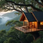 vivez une immersion au cœur de la nature sauvage grâce à la location de cabanes dans les arbres, pour un séjour insolite et ressourçant.