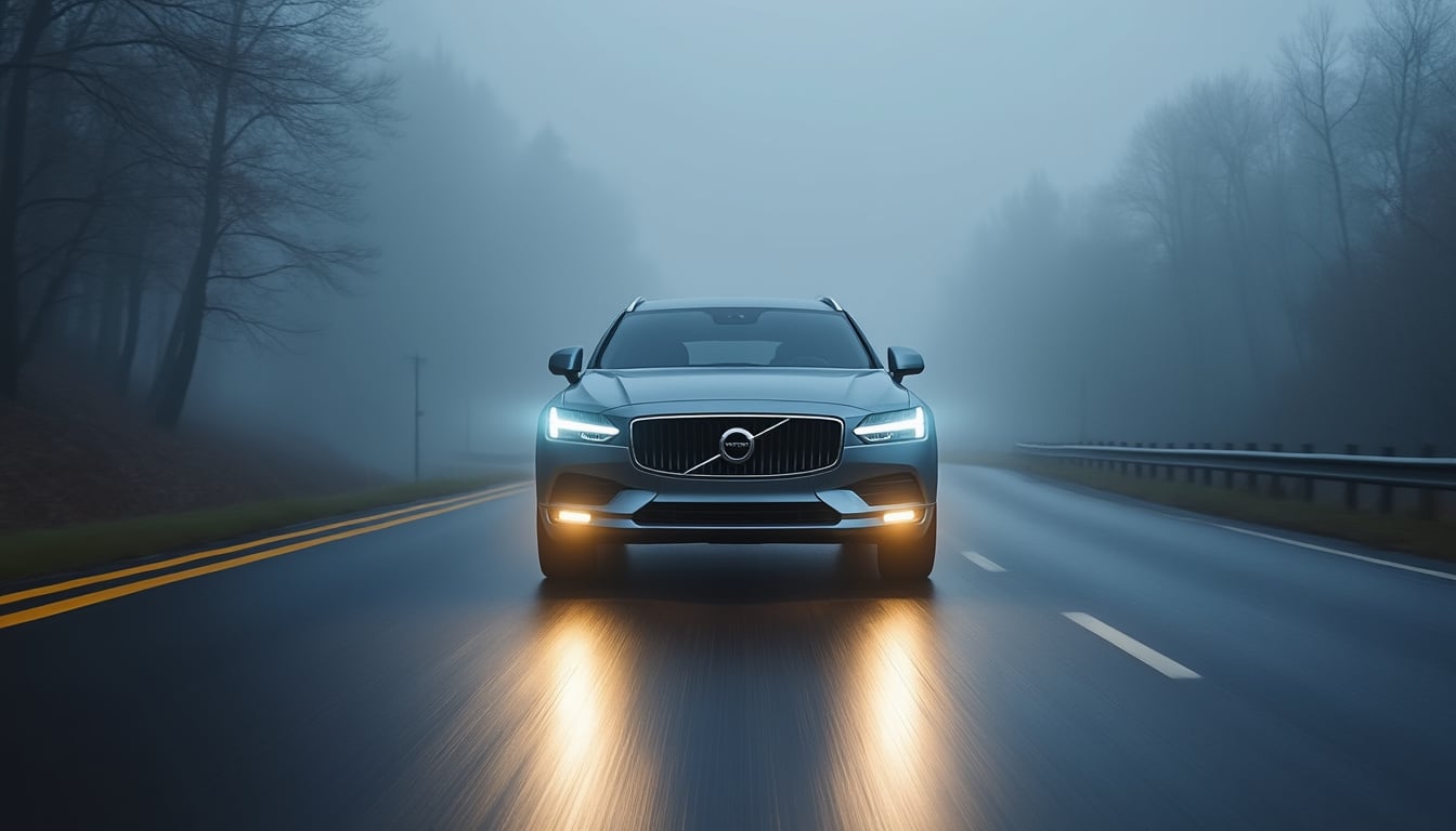 découvrez comment le faisceau large des phares antibrouillard améliore la visibilité et aide à mieux voir la route par temps de brouillard.